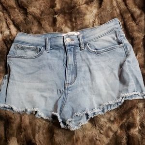 Pink brand jean shorts